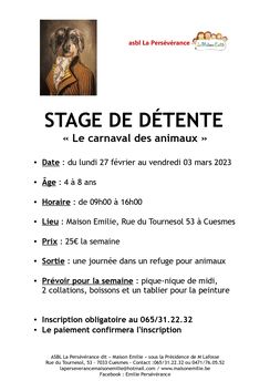 STAGE DE DÉTENTE 2023