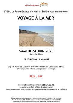 VOYAGE À LA MER