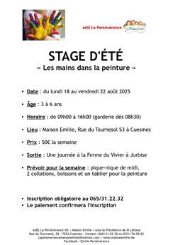 STAGE D'ÉTÉ 2025