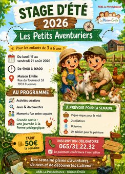 STAGE D'ÉTÉ 2026